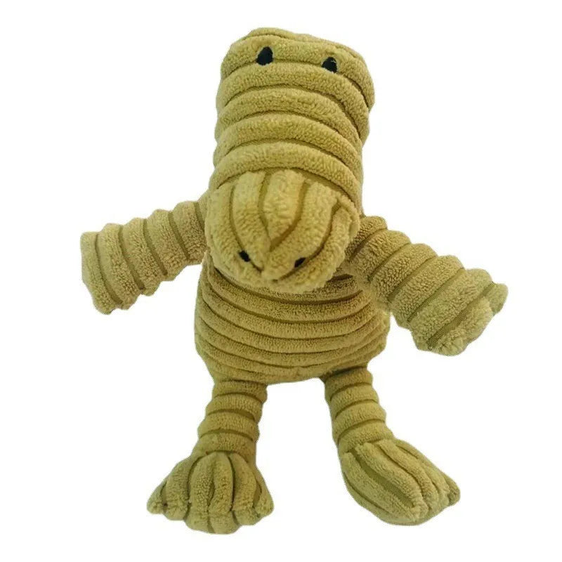 YOUSE Corduroy Donkey Dog Chew Toy