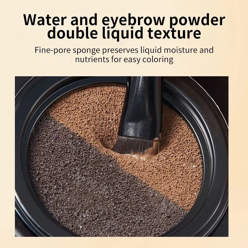Dual-Color Waterproof Eyebrow Powder