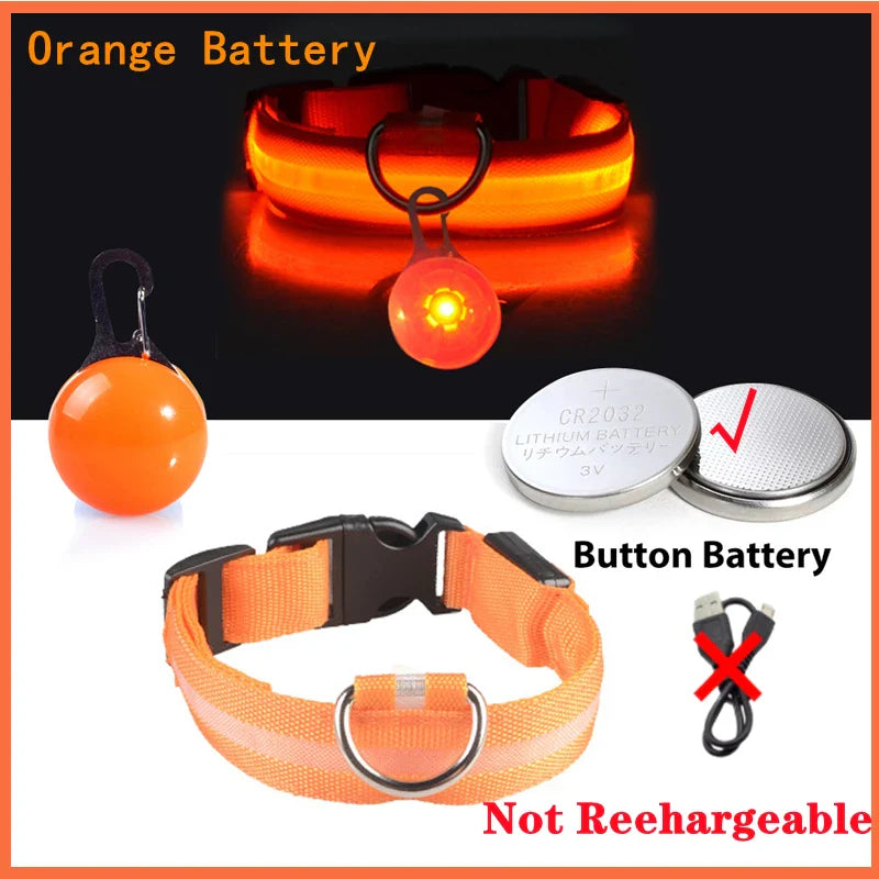 COOYOMOO USB Charging Glowing Dog Collar