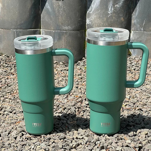 Tyeso 40oz With Handle Straw Tumbler