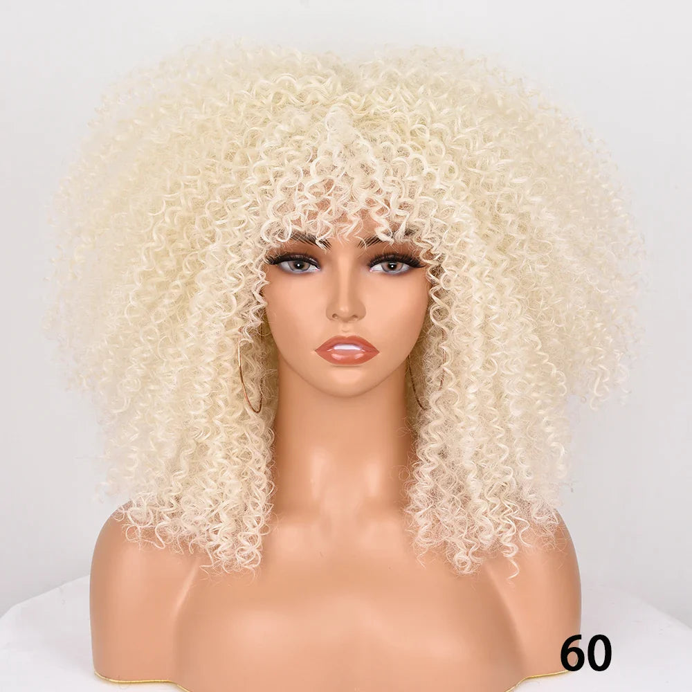 Chocolate Brown Curly Lace Wig