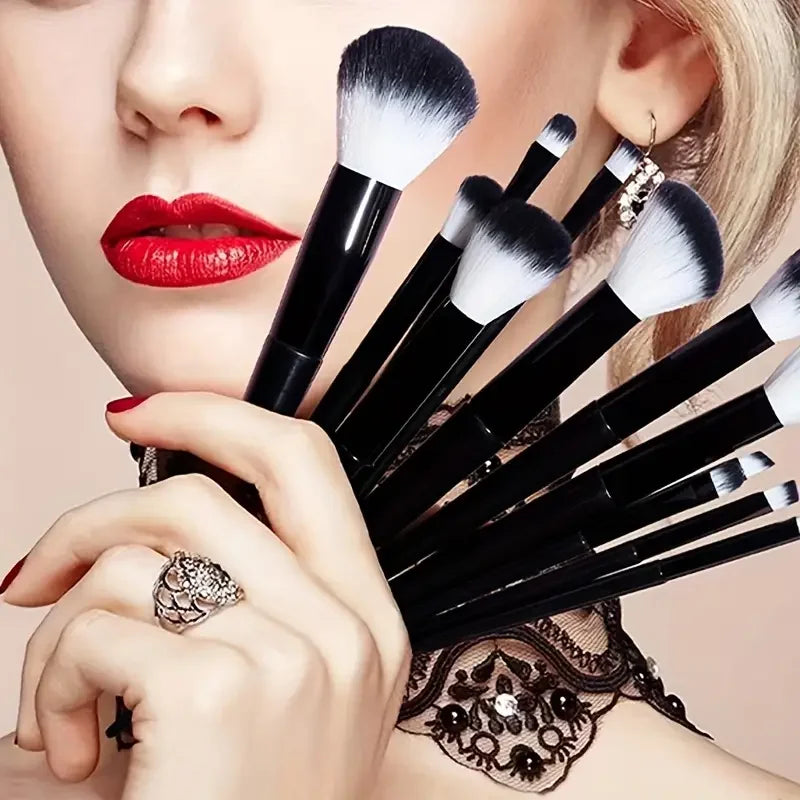 13PCS Fluffy Makeup Brush Set