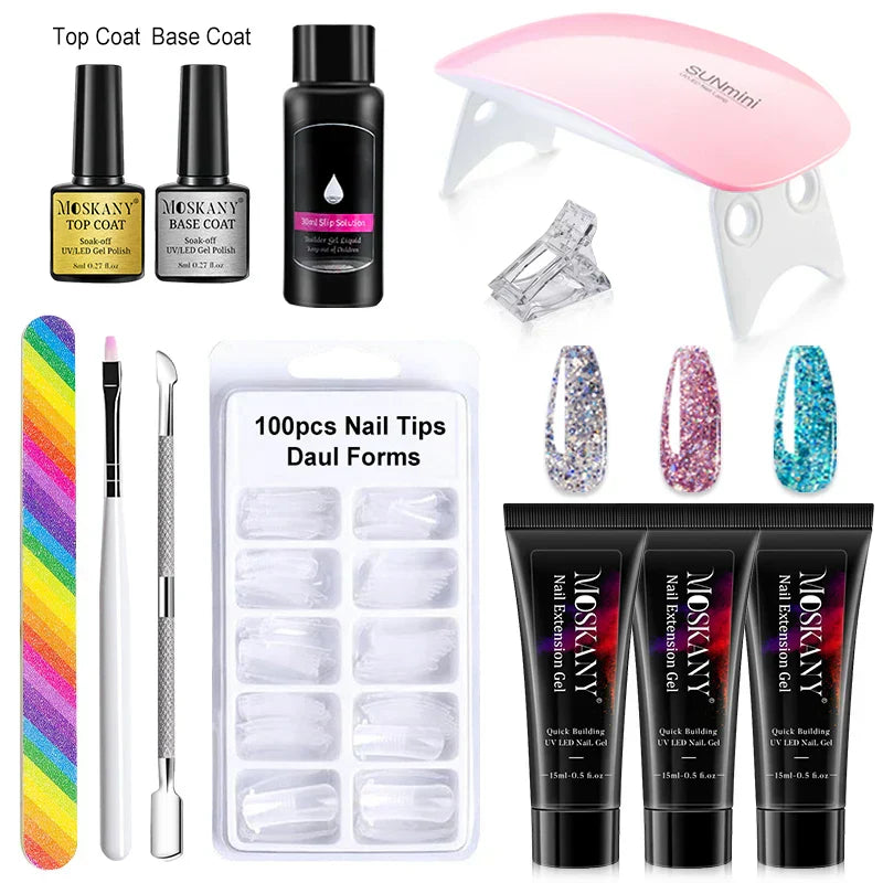 Poly Nail Gel Set Kit