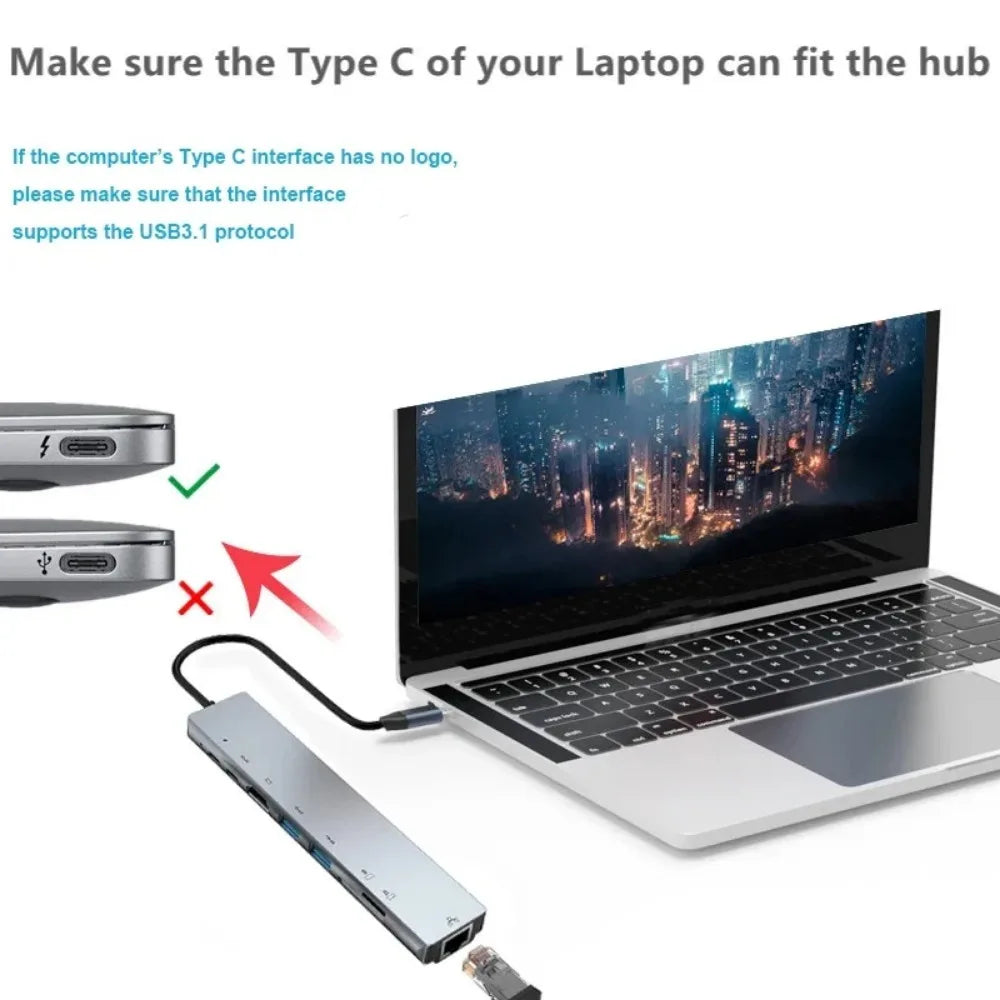 USB-C Thunderbolt 3 Hub Dock