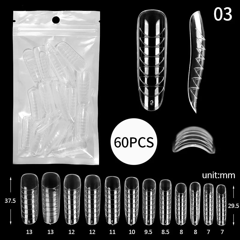 100Pcs Full Cover Nail Tips