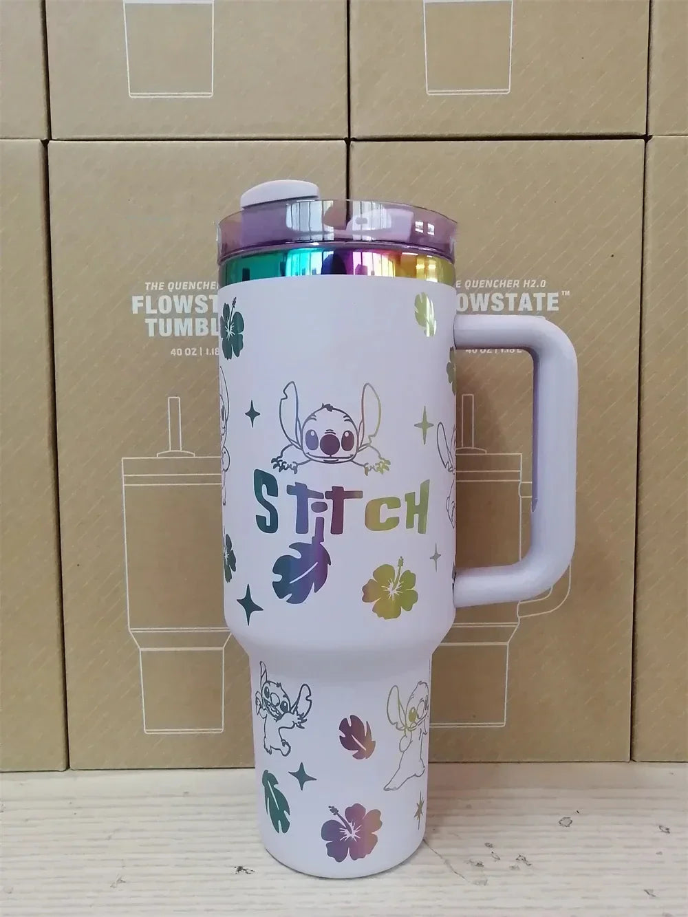 Bandai Miniso Stitch Stainless Steel Tumbler