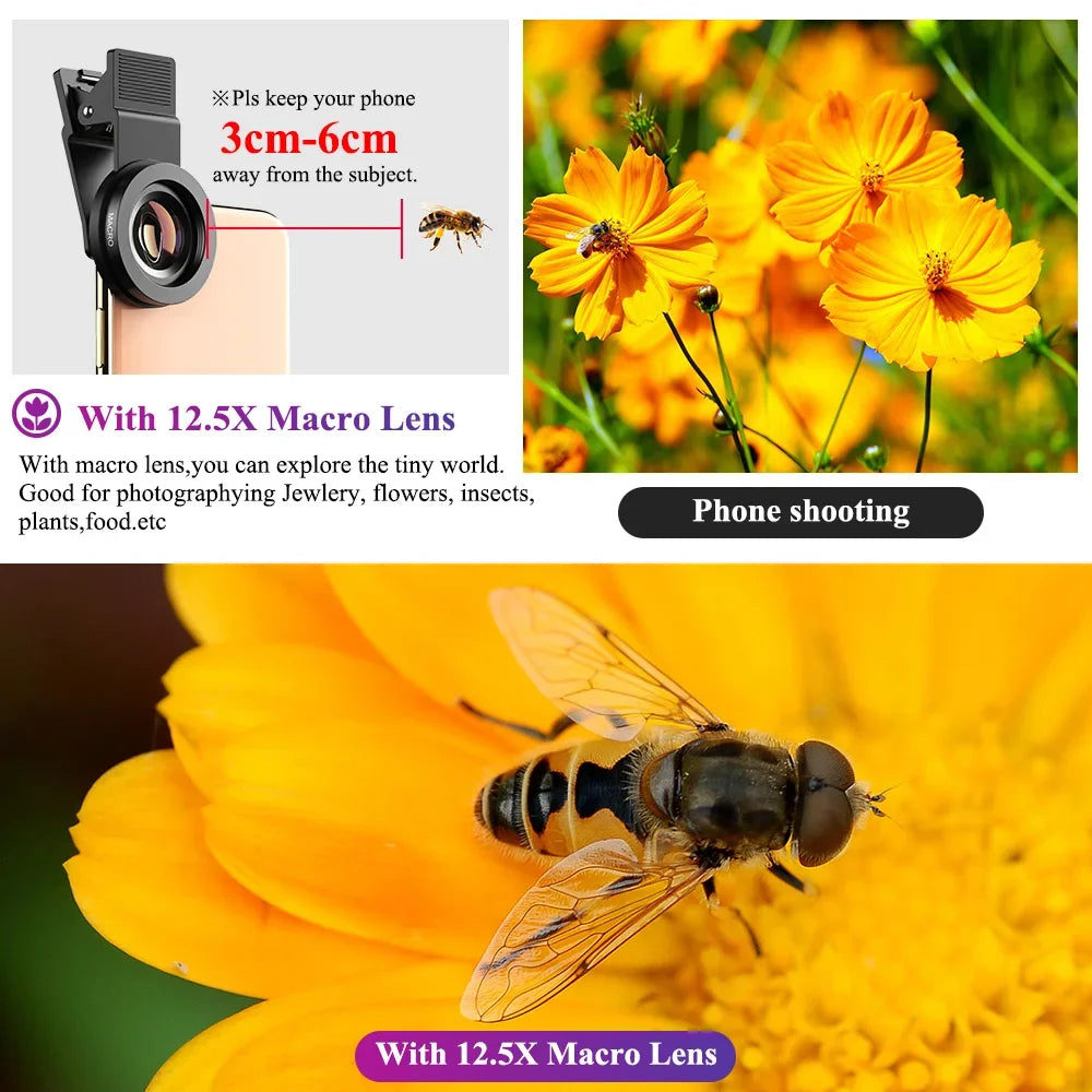 2-in-1 Fisheye Macro Lens