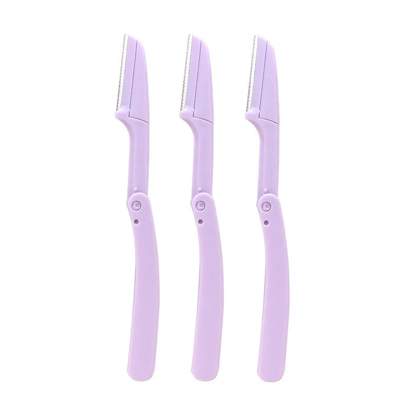 3pcs Foldable Eyebrow Grooming Set