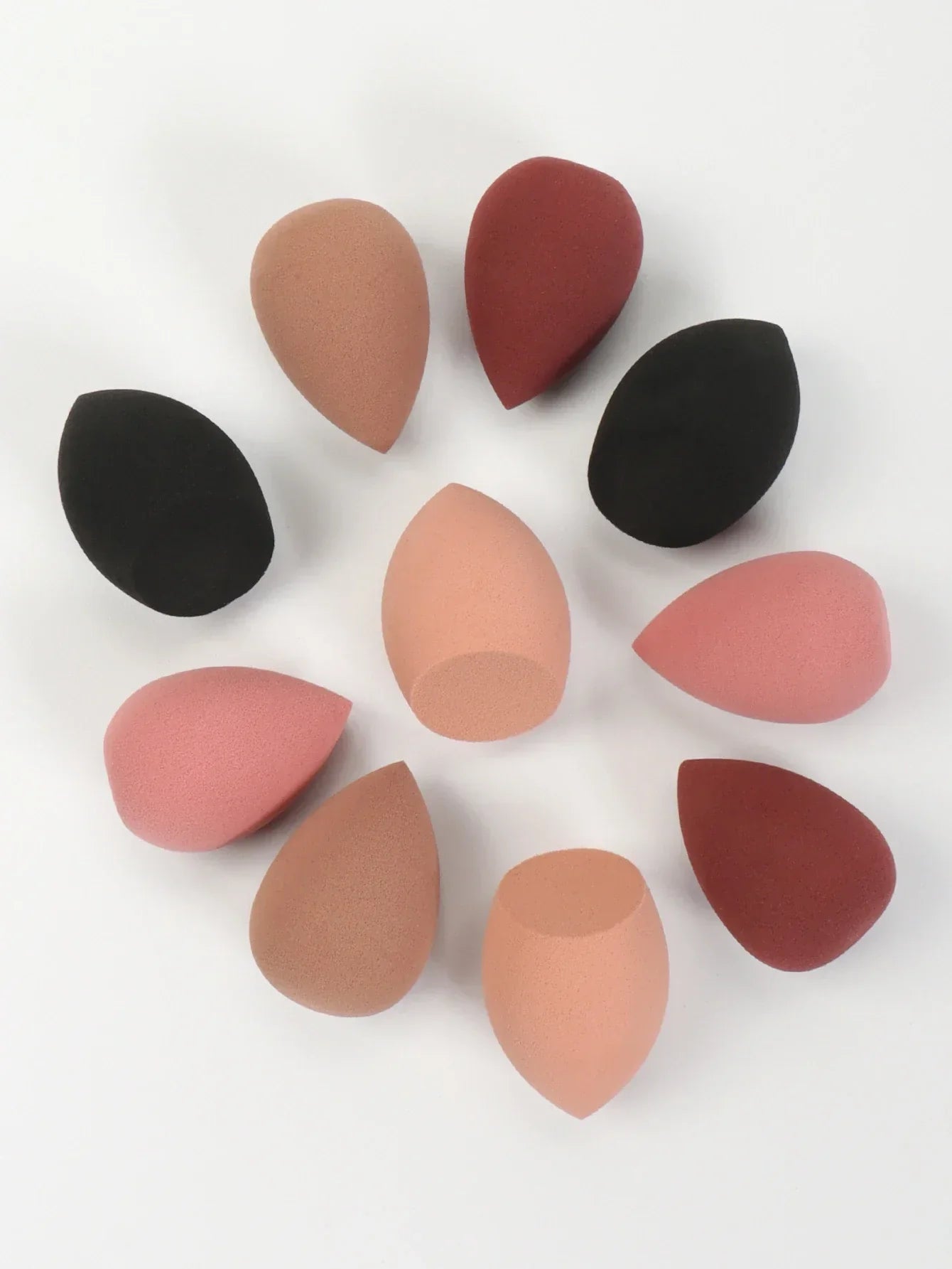 10pcs Mini Makeup Sponge Set