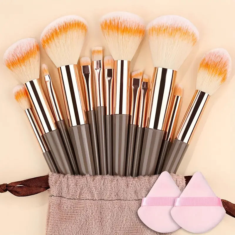 13PCS Fluffy Makeup Brush Set