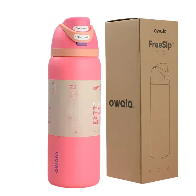 Owala Pink FreeSip Water Bottle