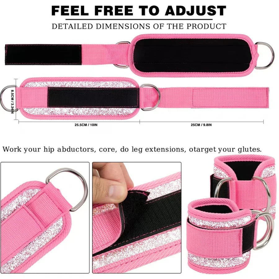 Fluorescent Adjustable Ankle Straps