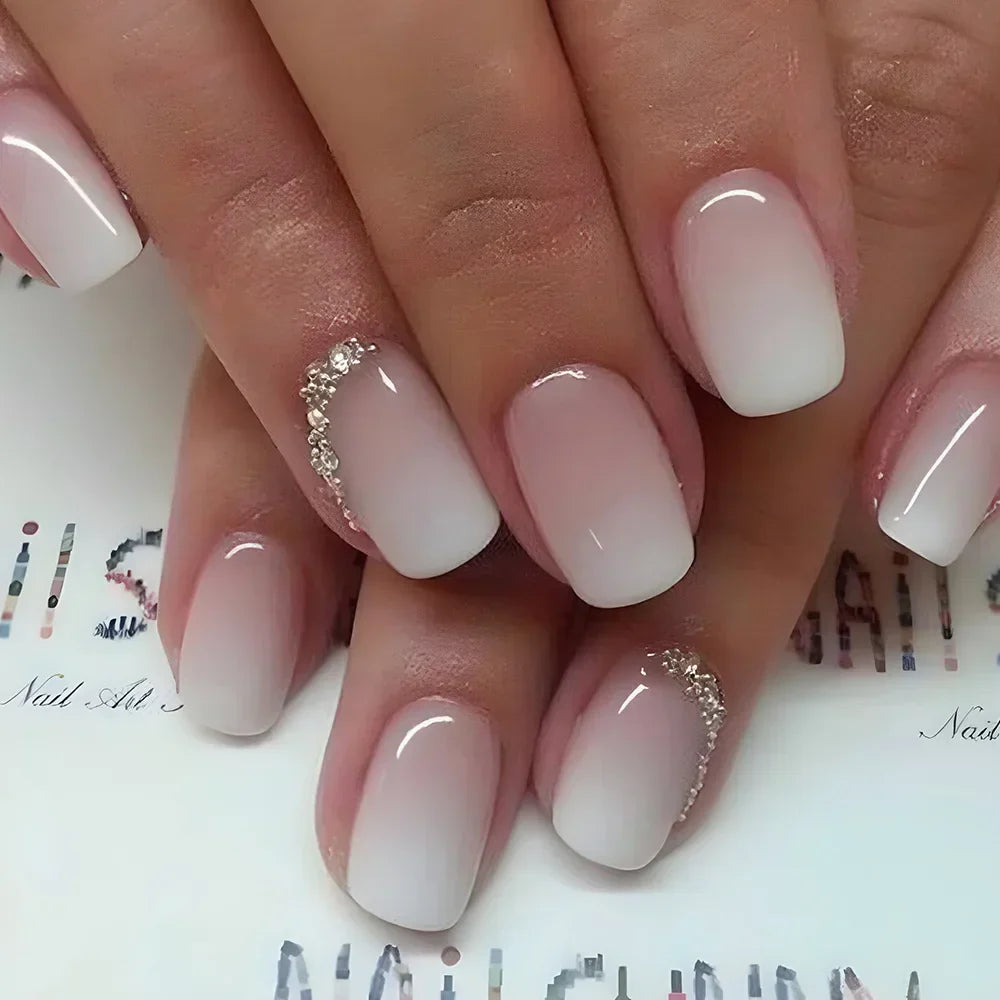 24Pcs Cute Bow Press-On Nails