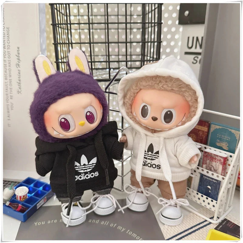 Adoowoo Labubu Korean Idol Hoodie Set