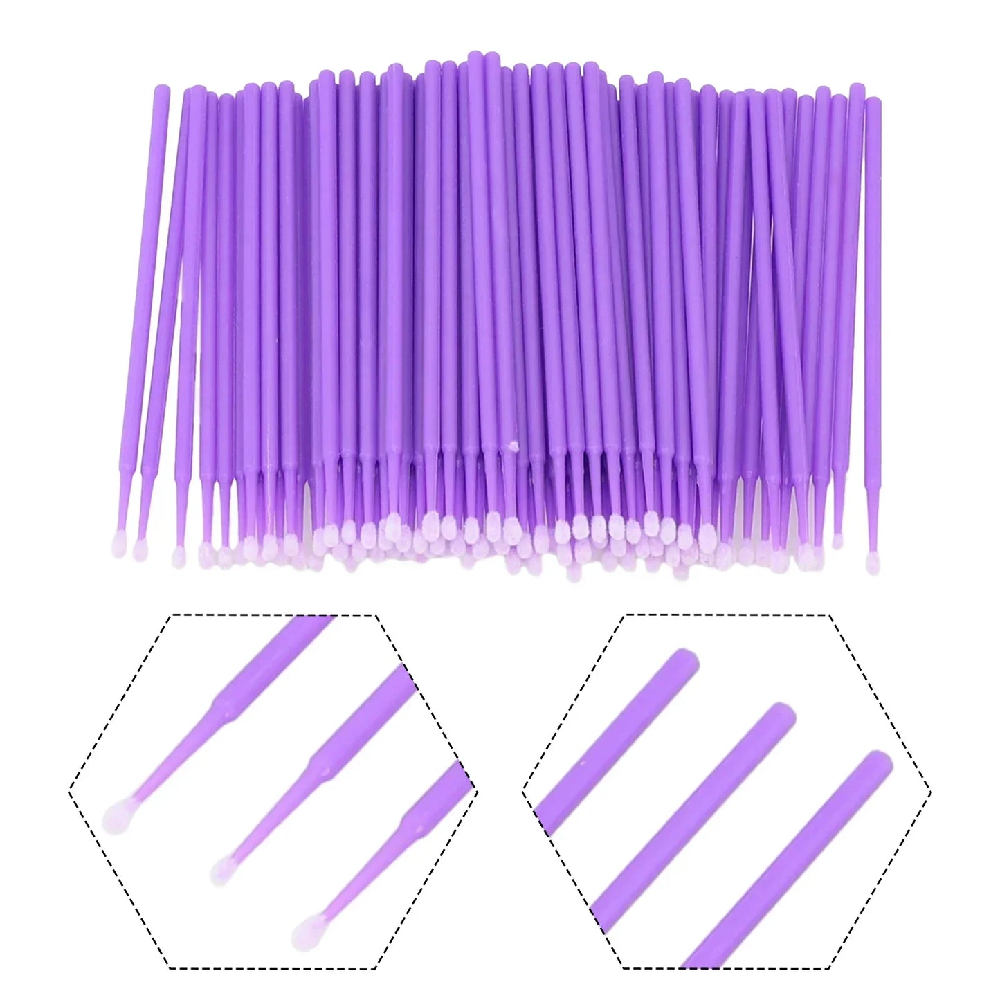 100pcs Paint Brushes Applicator Set
