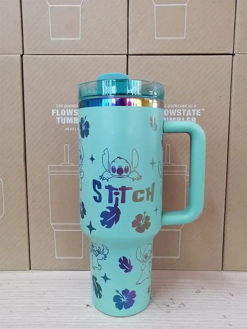 Bandai Miniso Stitch Stainless Steel Tumbler