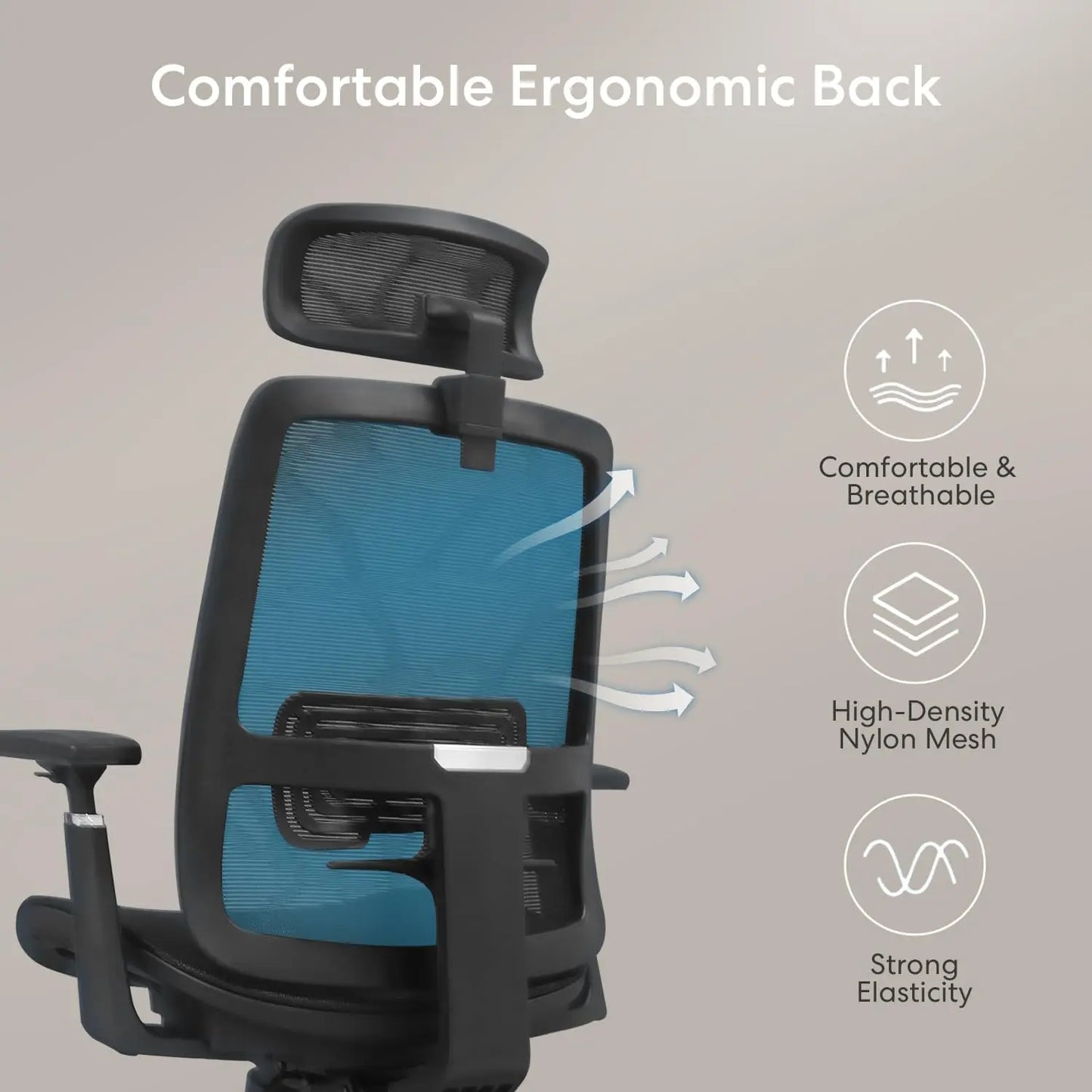 Ergonomic Mesh High-Back Chair