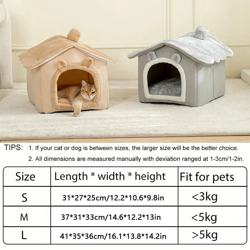 Foldable Washable Pet House