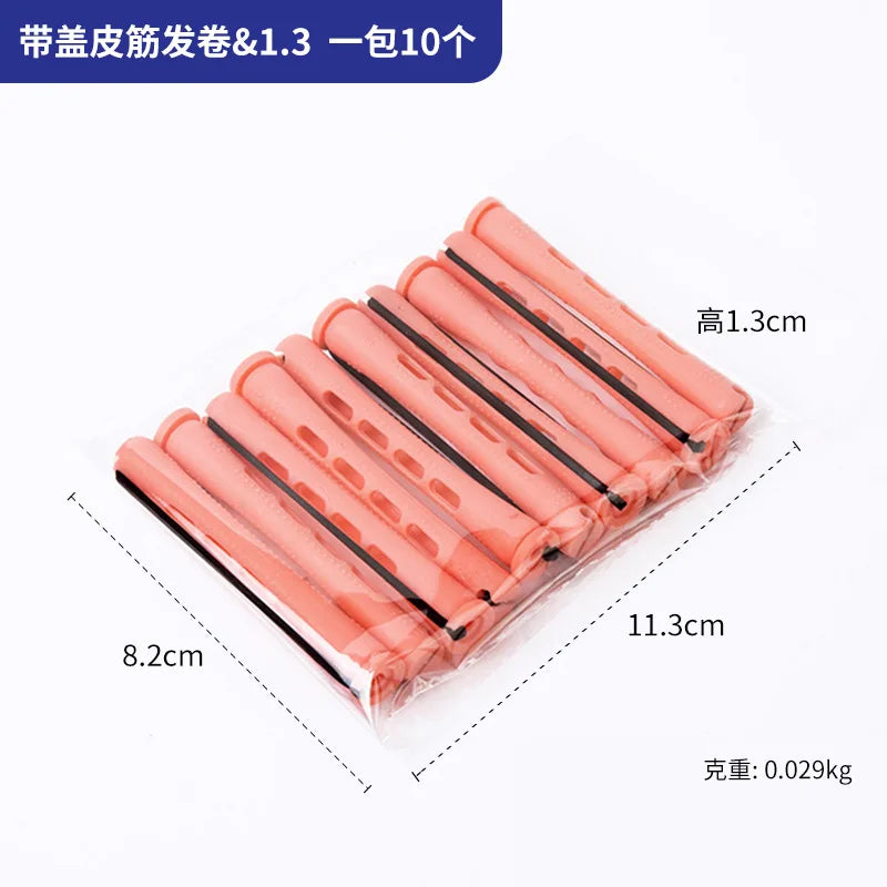 10Pcs Heatless Hair Curling Rods