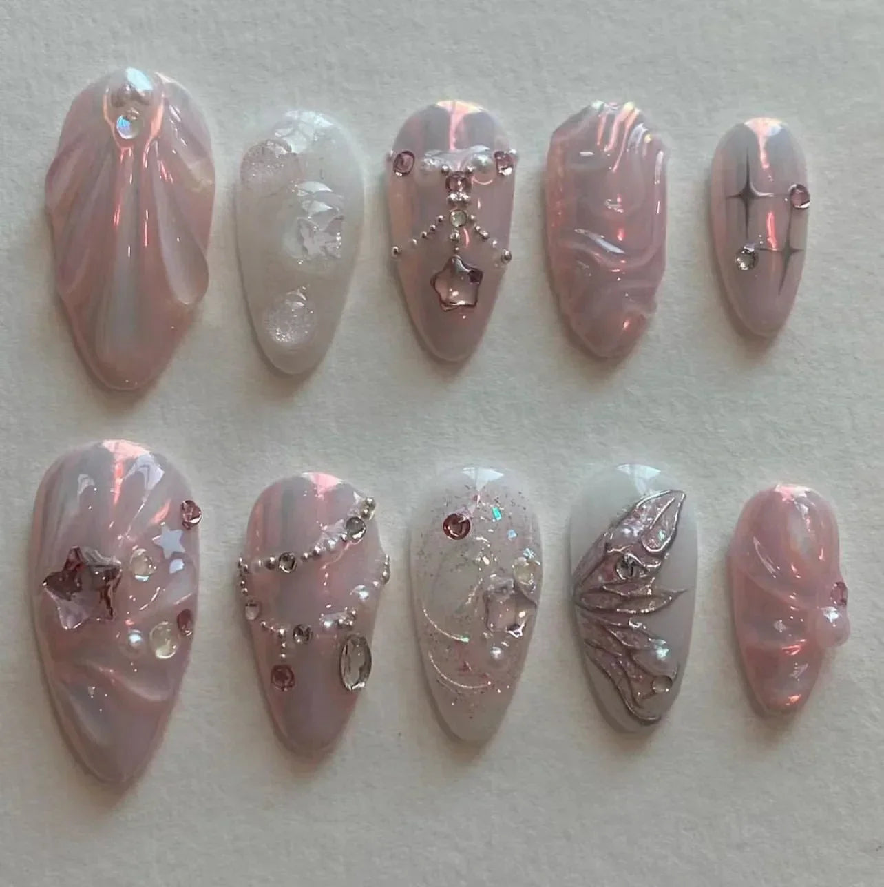 24Pcs Sweet Press-On Nail Set
