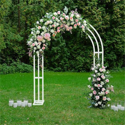 White Wedding Arch Stand