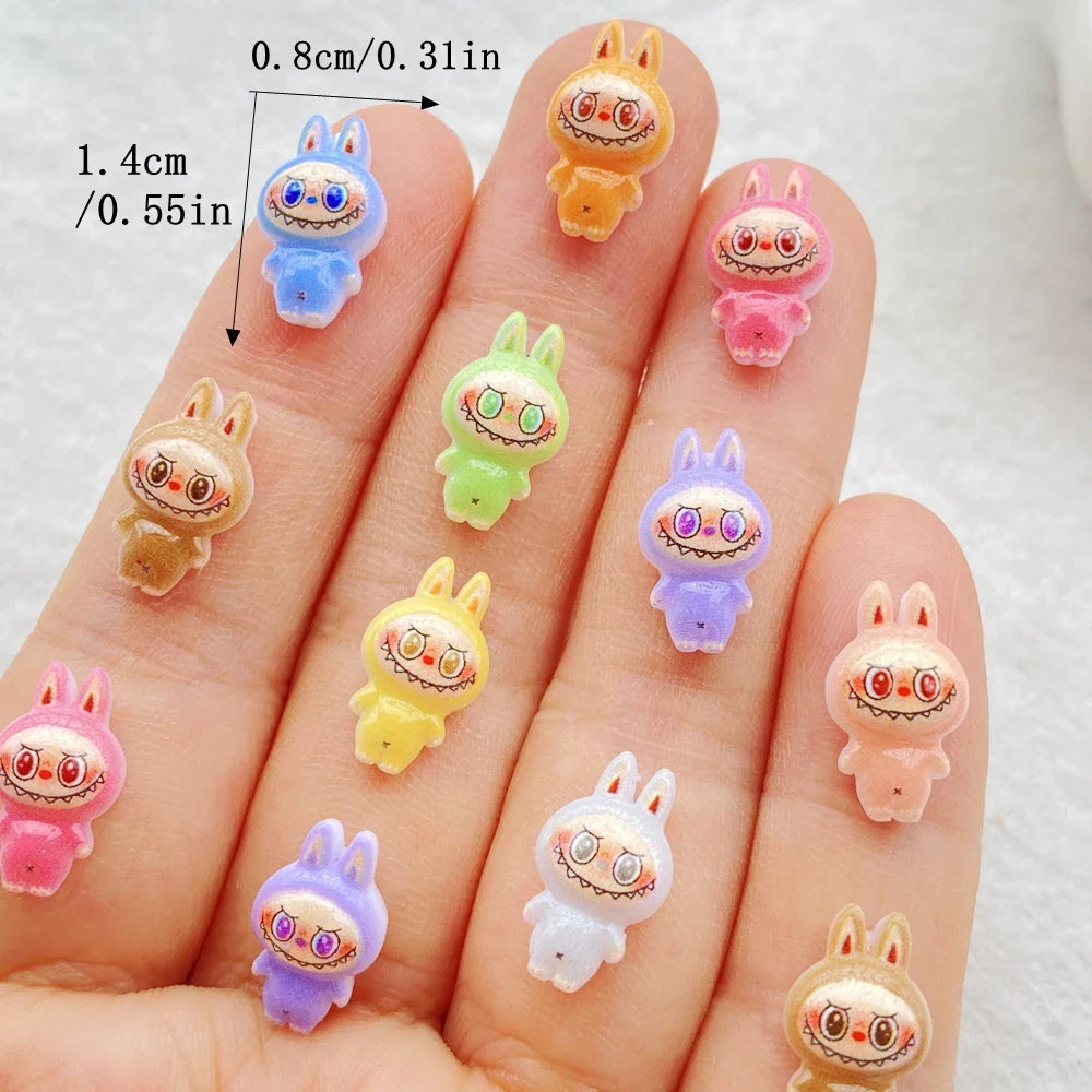 50pcs Mini Resin Animal Flatbacks