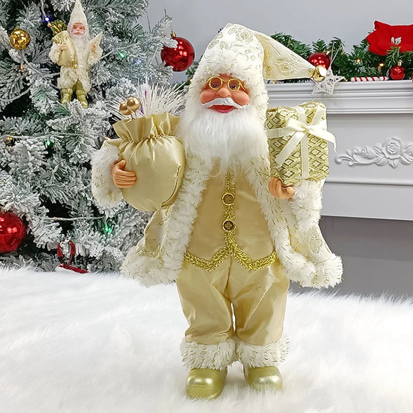 12inch Santa Claus Figurine Ornament