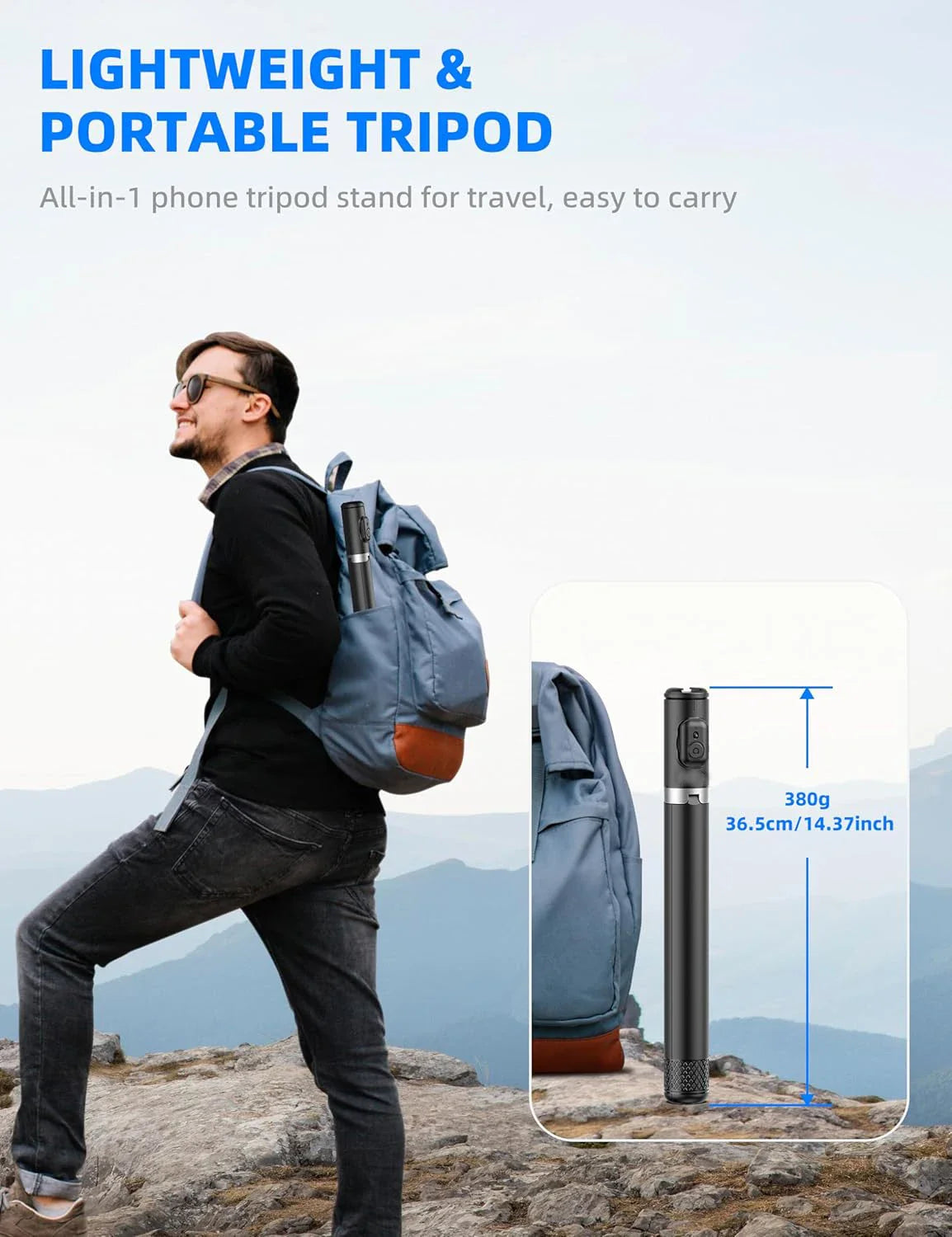 Selfieshow Bluetooth Phone Tripod