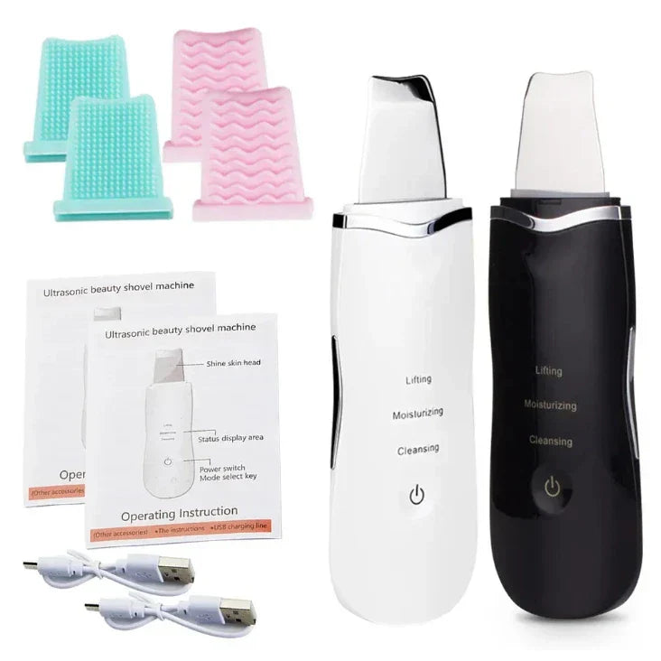 Ultrasonic Facial Skin Scrubber Tool