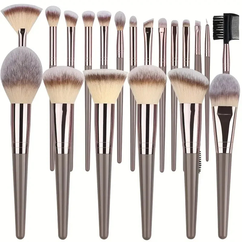 ZSRUNHUI 3–20PCS Fluffy Makeup Brush Set