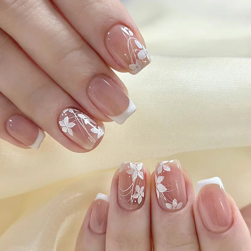 24Pcs Sweet Press-On Nail Set