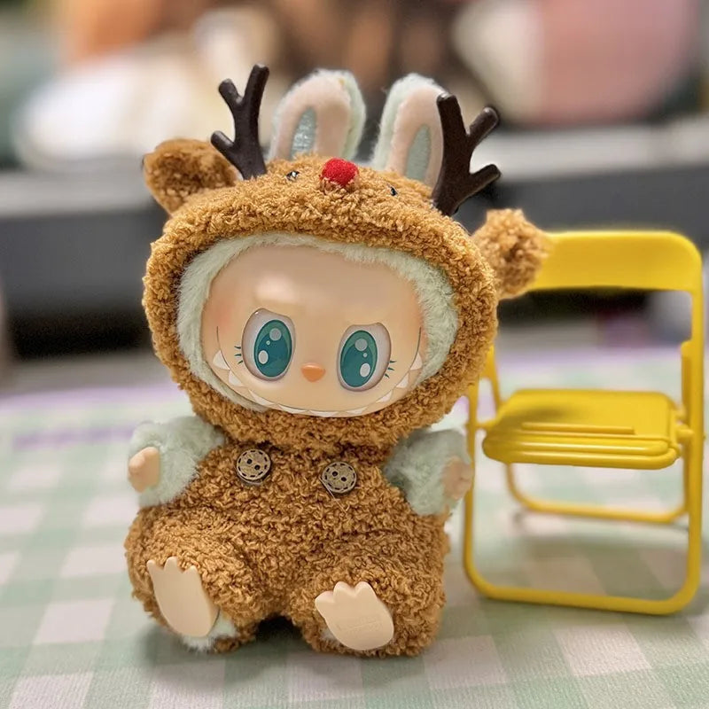 Labubu Winter Plush Outfit Set