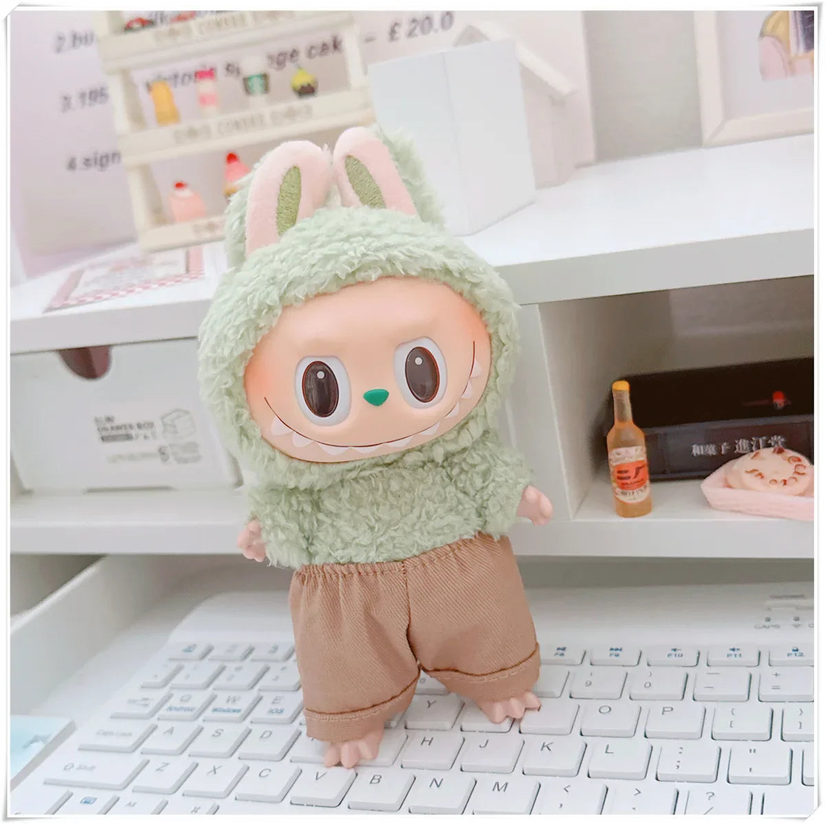 Adoowoo Labubu Korean Idol Hoodie Set