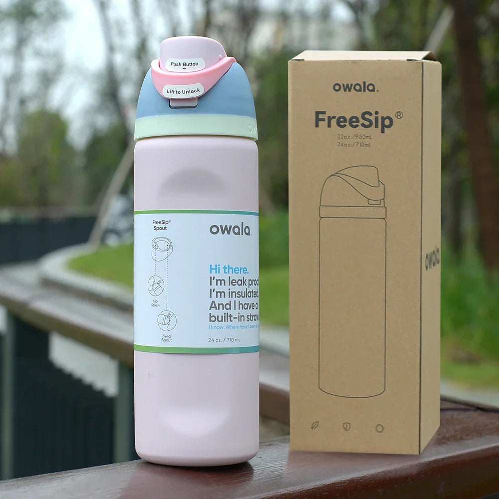 Owala FreeSip Light Green Bottle