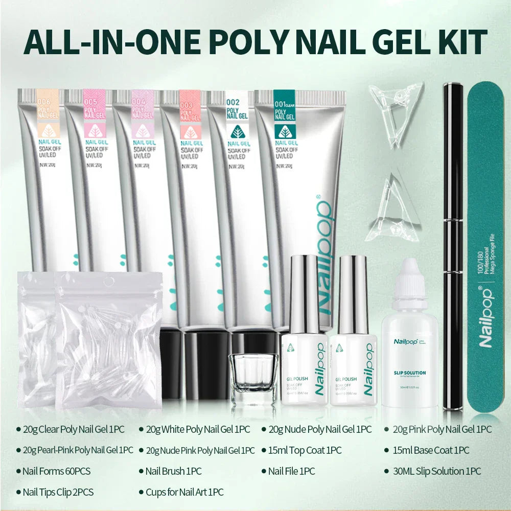 Poly Nail Extension Gel Kit