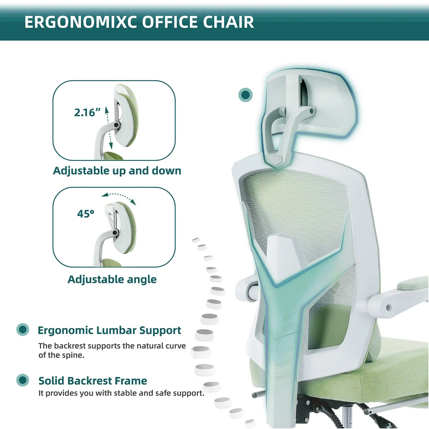 JHK Ergonomic High-Back Gaming Chair