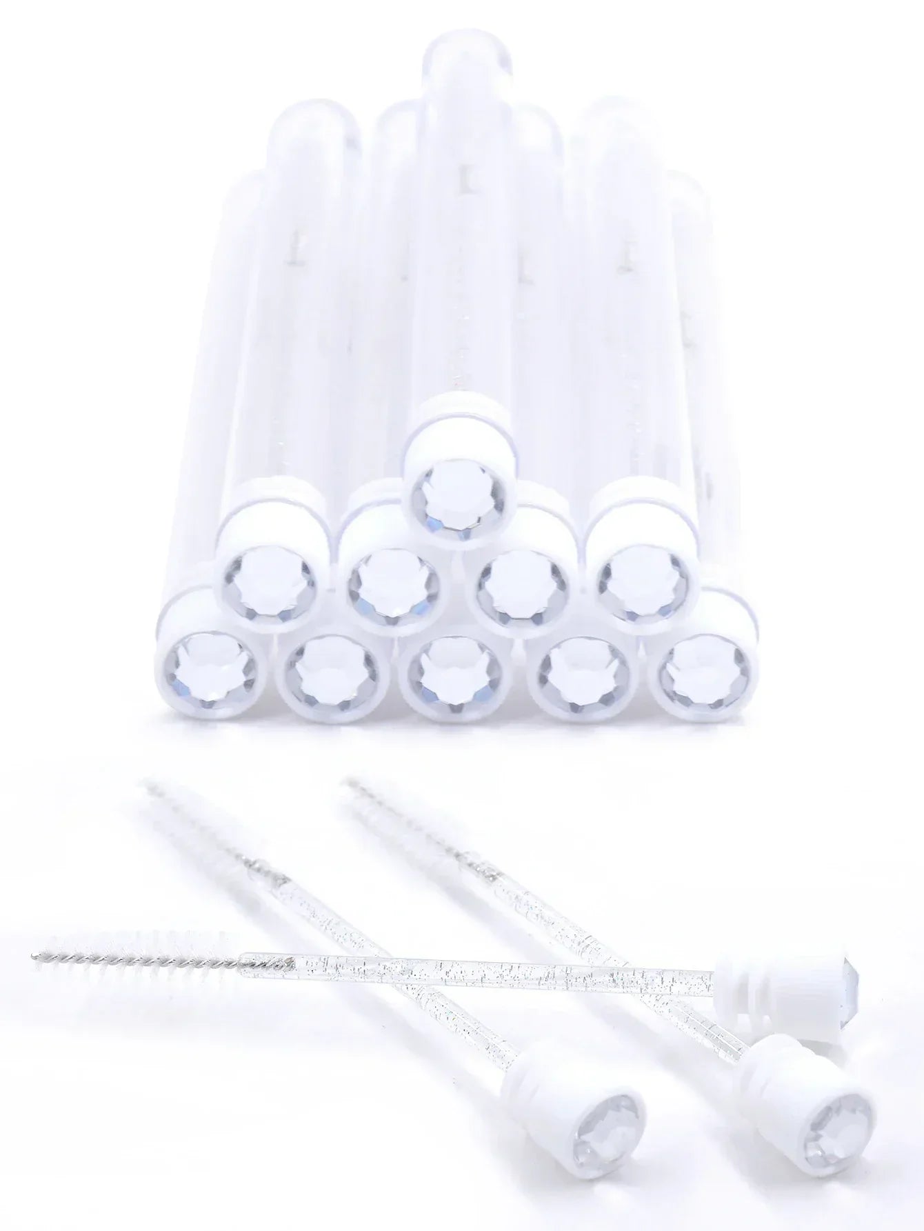 10Pcs Reusable Eyelash Brush Set
