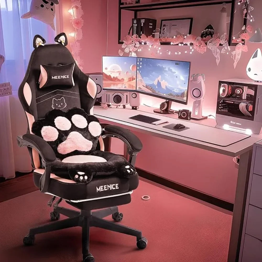 Cute Cat Ear Gaming Chair