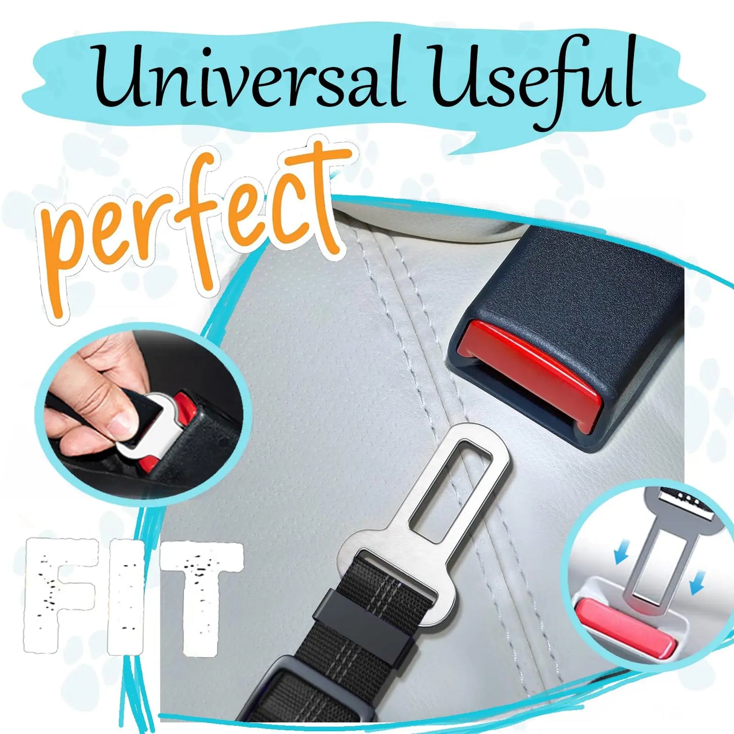 GOYN Heavy Duty Striped Dog Seatbelt