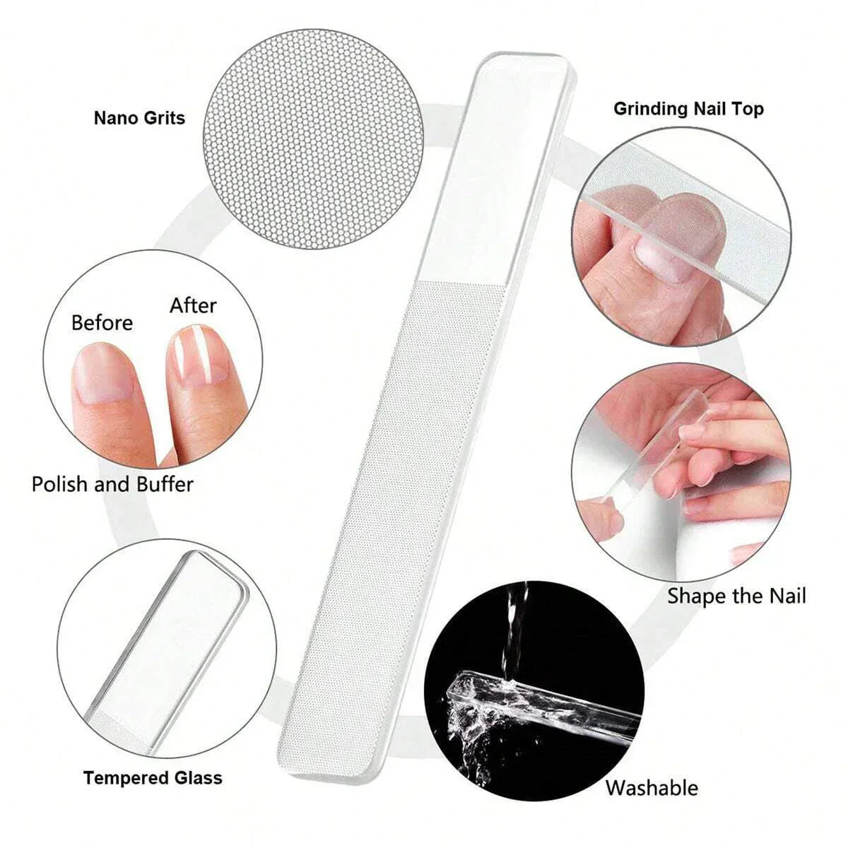 4Pcs Stainless Steel Nail Clipper Set