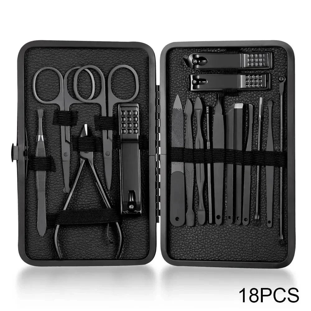 7-18pcs Stainless Steel Manicure Set