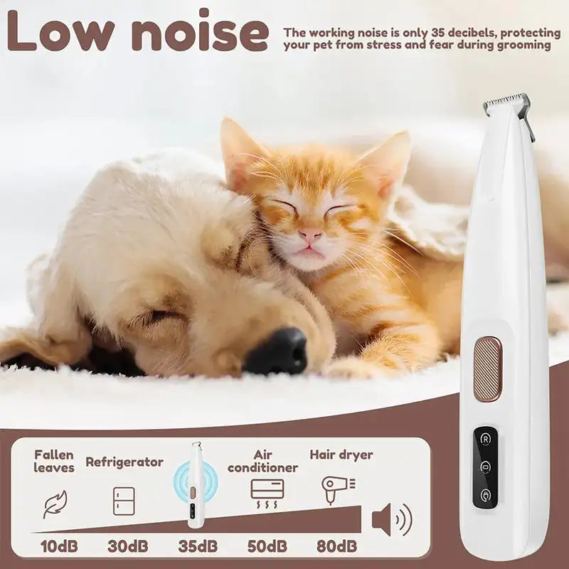 Waterproof Rechargeable Pet Clipper