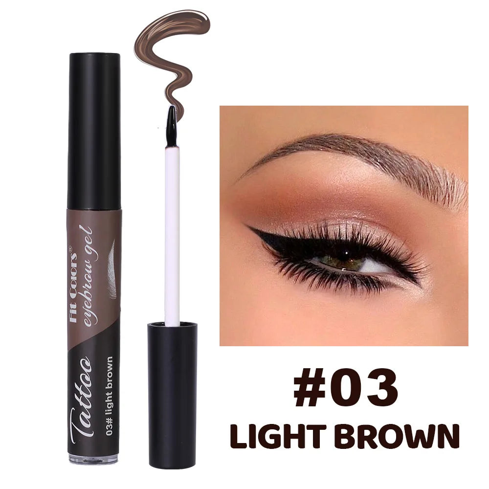 4-Color Waterproof Eyebrow Gel