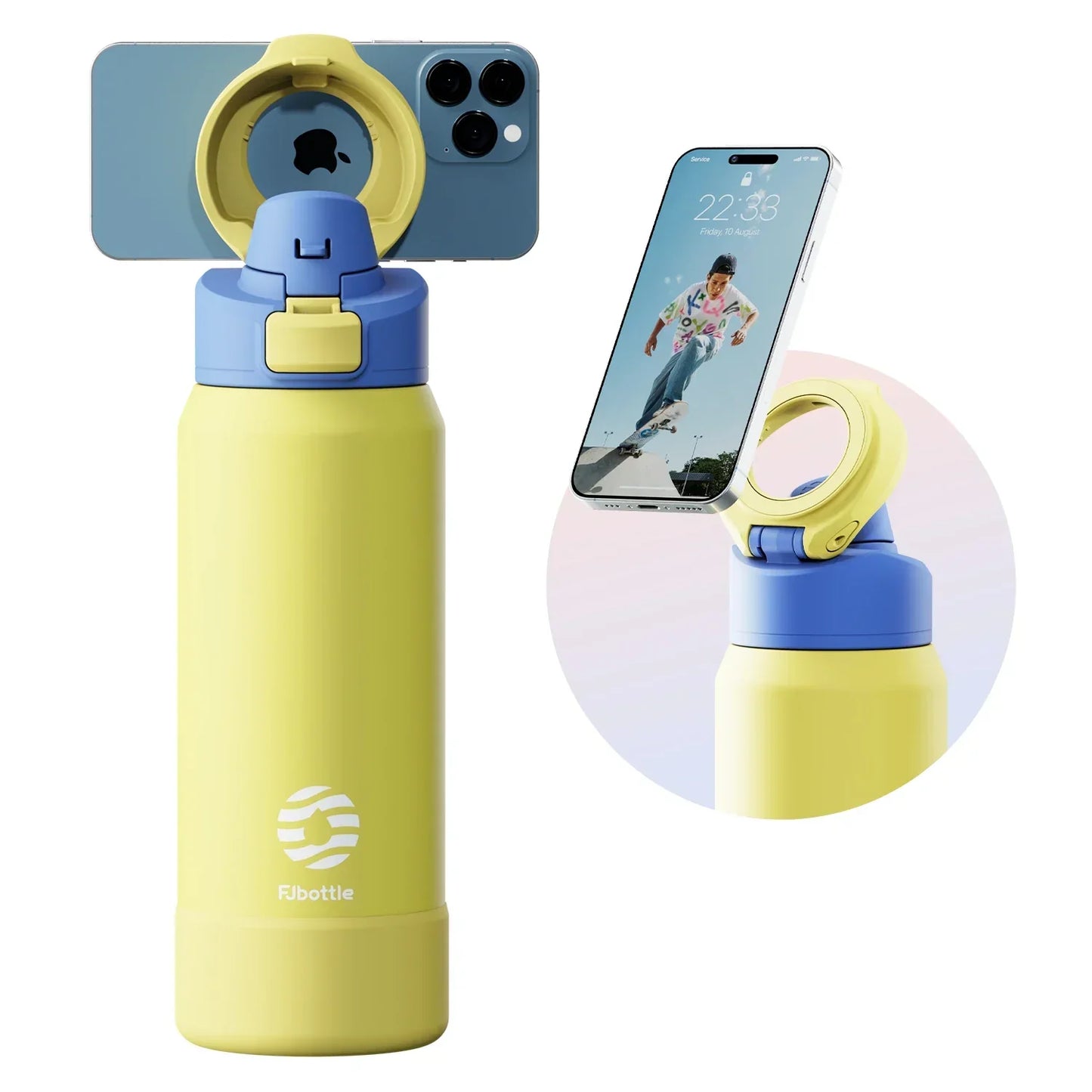 FEIJIAN Stainless Steel Sports Water Bottle