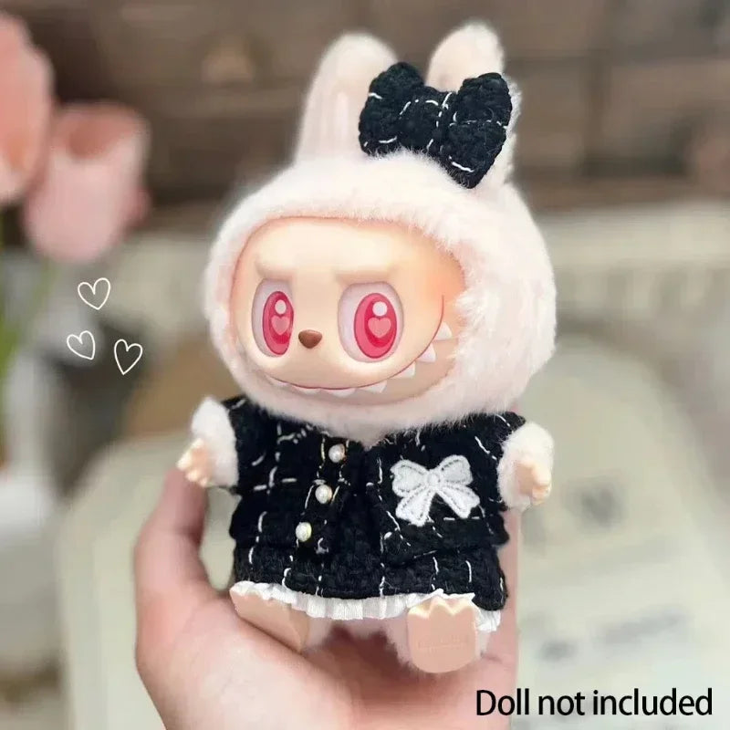 17cm Labubu Hoodie Clothes
