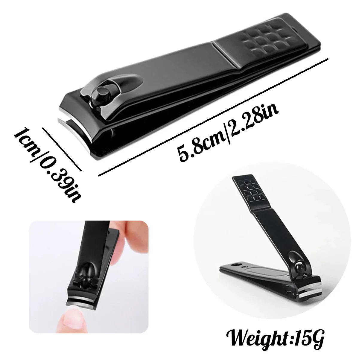 4Pcs Stainless Steel Nail Clipper Set