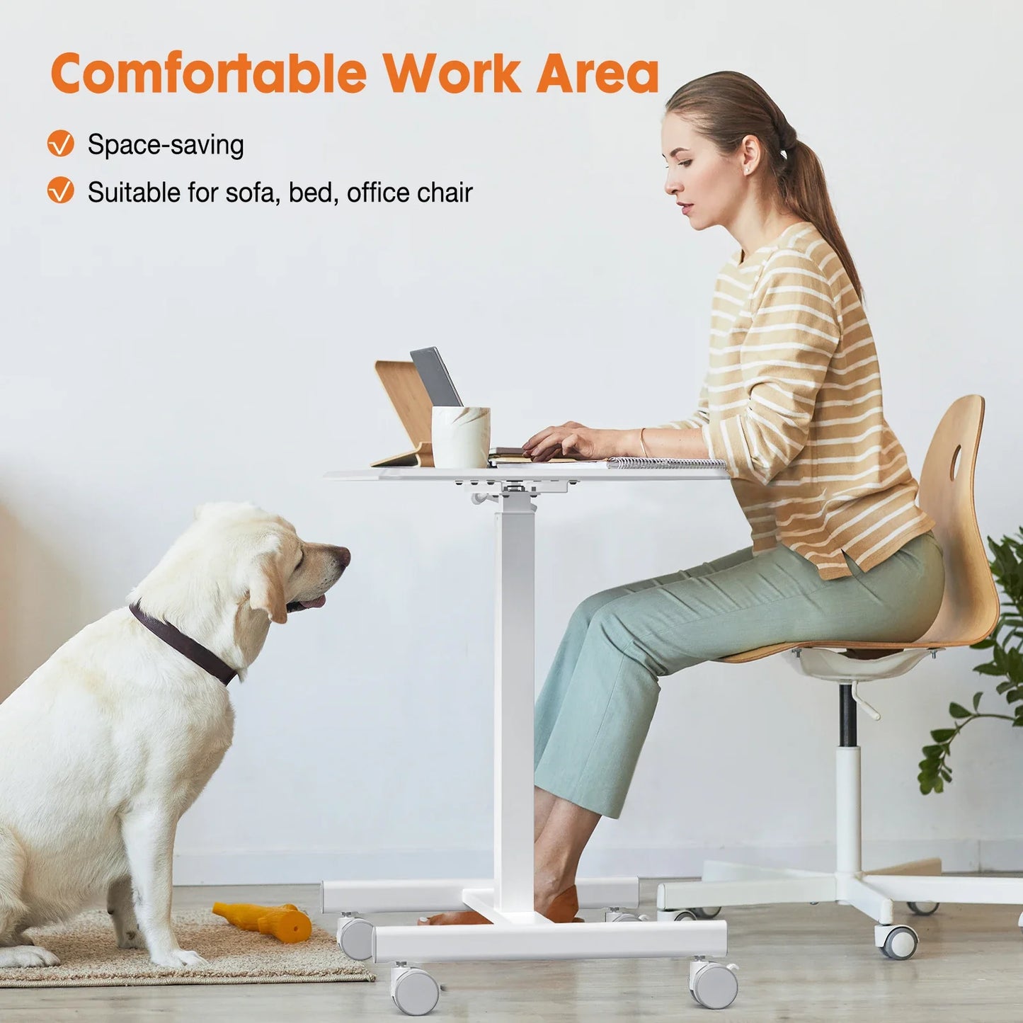 JHK Portable Adjustable Laptop Desk