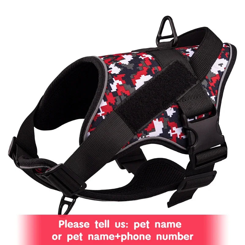 Custom Tactical No-Pull Harness