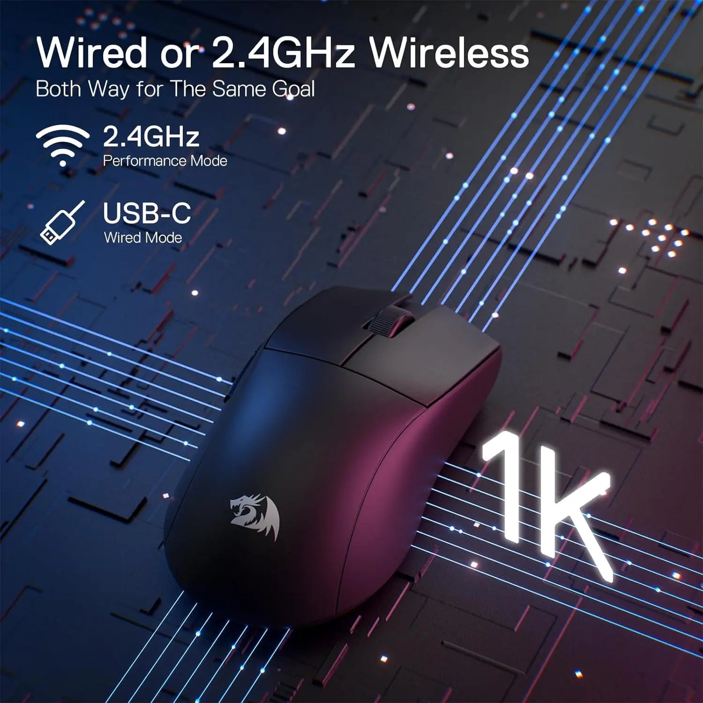 REDRAGON Redragon M916 Wireless Gaming Mouse