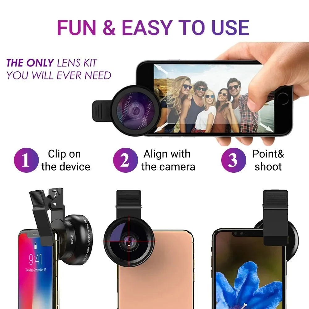 2-in-1 Fisheye Macro Lens